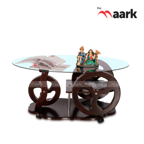 Cycling Glass Center Table