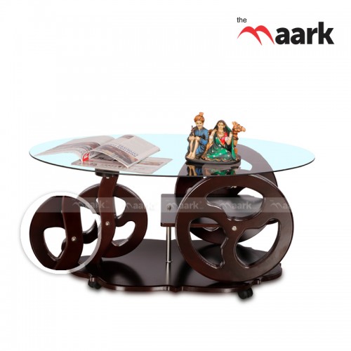 Cycling Glass Center Table