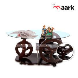 MAARK GLASS TOP COFFEE TABLE CTG-6109 HT