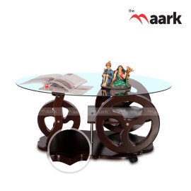 MAARK GLASS TOP COFFEE TABLE CTG-6109 HT