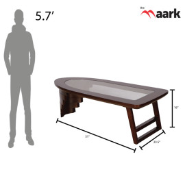 MAARK GLASS TOP COFFEE TABLE CTG-CC120 HT