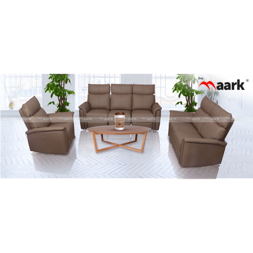 Recliner Sofas Wooden Recliners Online In India Exclusive Leather Motorized Recliner Sofa 1067 800 Dark Grey