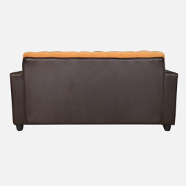 MAARK FABRIC SOFA SET (3+1+1) HACKSAW ORANGE COLOUR