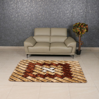 MAARK LEATHER TWO SEATER SOFA 7079 MOCHA COLOUR HT