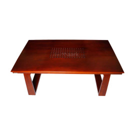 MAARK GLASS TOP 6 SEATER DINING SET 119-543 WL