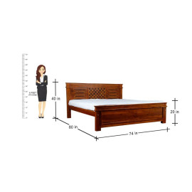 MAARK KING SIZE BED (6*6.25) 112  DC