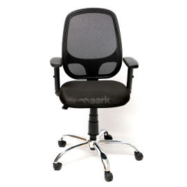 MAARK MEDIUM BACK OFFICE CHAIR 802 NETTED LT