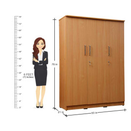 MAARK 3 DOOR WARDROBE PL STANDARD