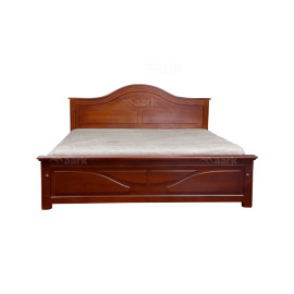 MAARK QUEEN SIZE BED (5*6.25) GD ARCH TEAK COLOUR