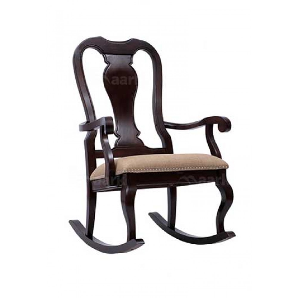 attticus wooden rocking chair  get up to 50 off  cushion