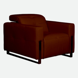 MAARK MOTORIZED RECLINER LEATHER SOFA SET (3R+2R+1R) FJ355-501C BROWN COLOUR HT