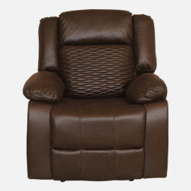 MAARK MANUAL RECLINER FABRIC SOFA SINGLE SEATER WAVE-6609 HT