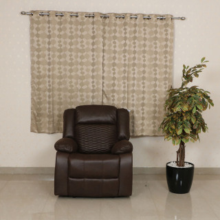 MAARK MANUAL RECLINER FABRIC SOFA SINGLE SEATER WAVE-6609 HT
