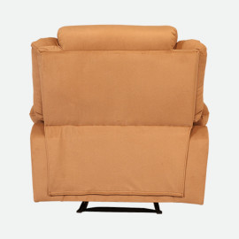 MAARK MANUAL RECLINER FABRIC SOFA SINGLE SEATER WAVE