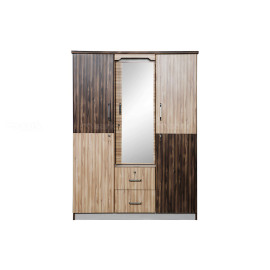 MAARK 3 DOOR WARDROBE PF WITH DRESSER