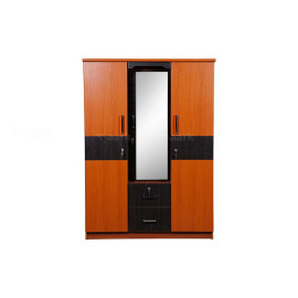 MAARK 3 DOOR WARDROBE PF WITH DRESSER