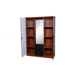 MAARK 3 DOOR WARDROBE PF WITH DRESSER