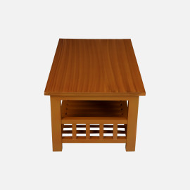 MAARK WOODEN FINISH M-REEPER COFFEE TABLE TEAK COLOUR