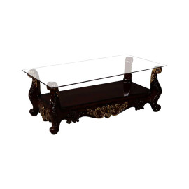 MAARK GLASS TOP COFFEE TABLE 001 TD