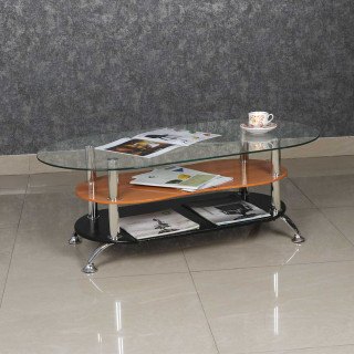 MAARK GLASS TOP COFFEE TABLE CTG-A35-SML HT