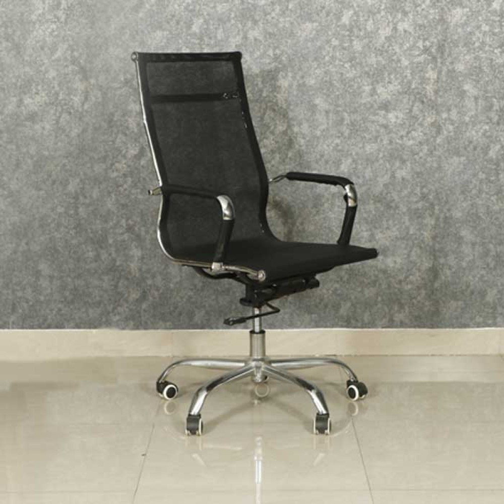 MAARK HIGH BACK OFFICE CHAIR REVOLVING KNITTED