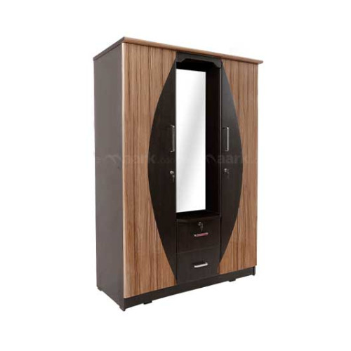 Classic Three Door Wardrobe with Dresser 