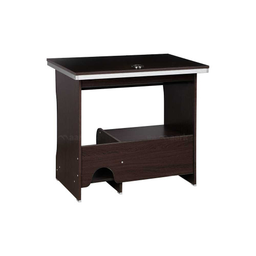 COMPUTER TABLE WALLNUT COLOR