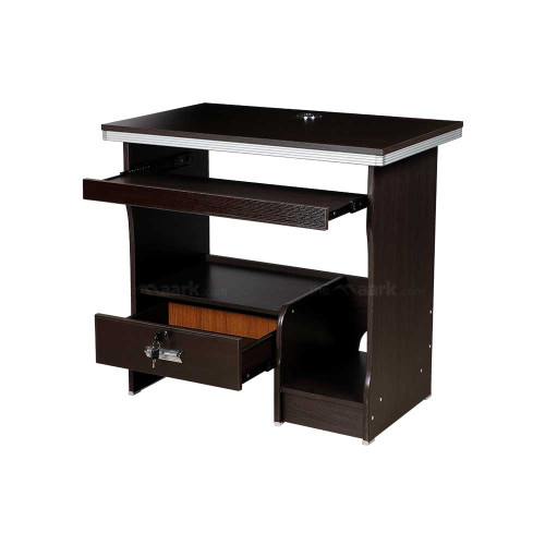 COMPUTER TABLE WALLNUT COLOR