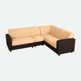 MAARK FABRIC CORNER SOFA 5 SEATER HACKSAW
