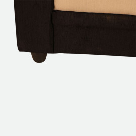 MAARK FABRIC CORNER SOFA 5 SEATER HACKSAW