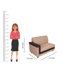 MAARK FABRIC CORNER SOFA 5 SEATER RICH MONTAIN
