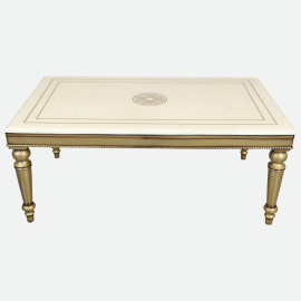 MAARK MARBLE TOP 6 SEATER DINING SET 6041 TD