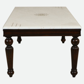 MAARK MARBLE TOP 6 SEATER DINING SET 6038 TD