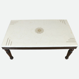 MAARK MARBLE TOP 6 SEATER DINING SET 6038 TD