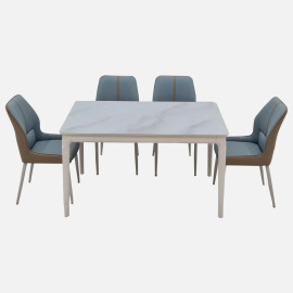 MAARK GLASS TOP 4 SEATER DINING SET 2120-179 HT