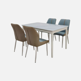 MAARK GLASS TOP 4 SEATER DINING SET 2120-179 HT