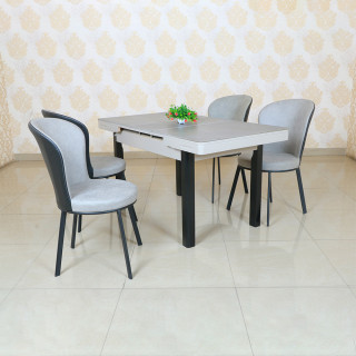 MAARK MARBLE TOP 4 SEATER DINING SET C32-203 HT