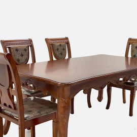 MAARK WOODEN TOP 6 SEATER DINING SET 218-902 HT