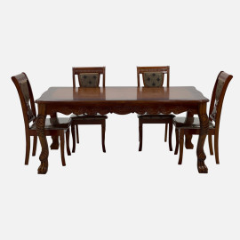 MAARK WOODEN TOP 6 SEATER DINING SET 221-902 HT