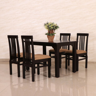 MAARK WOODEN TOP 4 SEATER DINING SET 410-309 MRF