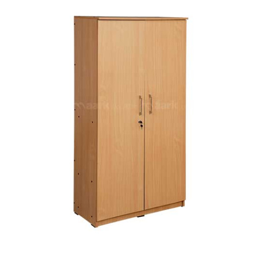 Emilia Wooden Two Door Wardrobe in Peach Color