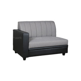 MAARK FABRIC CORNER SOFA 5 SEATER HACKSAW GRAY COLOUR