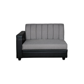 MAARK FABRIC CORNER SOFA 5 SEATER HACKSAW GRAY COLOUR