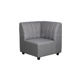 MAARK FABRIC CORNER SOFA 5 SEATER HACKSAW GRAY COLOUR