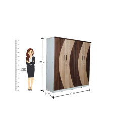 MAARK 4 DOOR WARDROBE PF PREMIUM