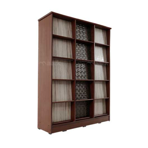 Library Bookshelf brown color