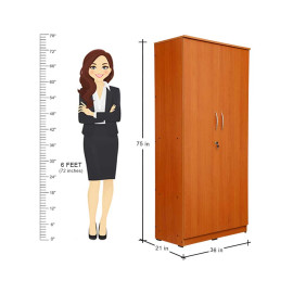 MAARK 2 DOOR WARDROBE PL STANDARD