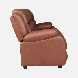 MAARK MANUAL RECLINER FABRIC SOFA SET (3+1R+1R)  MAGILCHI BROWN COLOUR