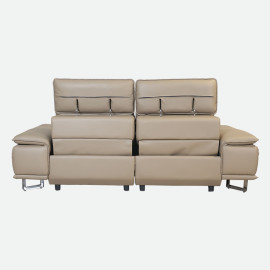 MAARK MOTORIZED RECLINER LEATHER SOFA SET (3R+2R) 2310 CAPPUCINO COLOUR HT