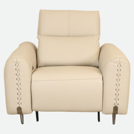 MAARK MOTORIZED RECLINER LEATHER SOFA SET (3R+2R+1R) 2A08-6194-15 BEIGE COLOUR HT